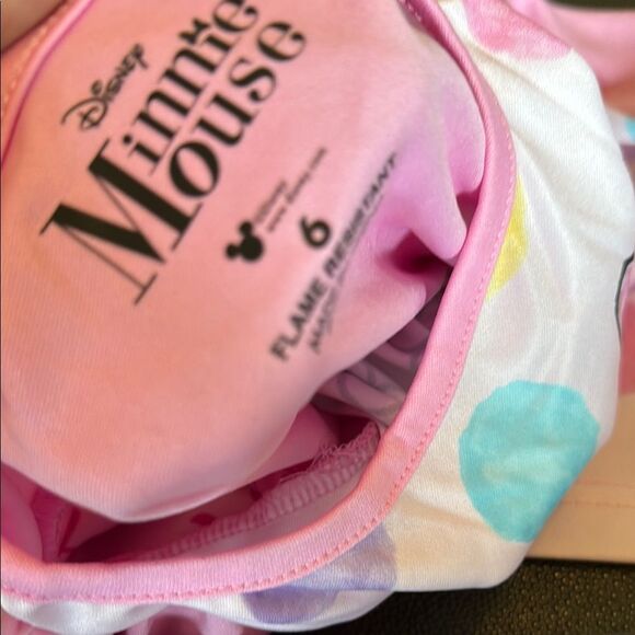 Disney 2 pack of Pink Minnie Mouse and Blue Elsa Nightgowns size 6 - Picture 3 of 10